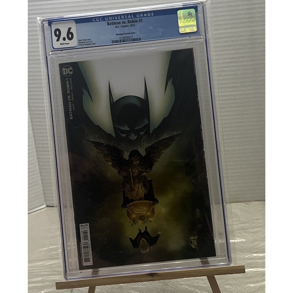 Batman vs Robin #1 CGC 9.6 Manapul Variant Cover 2022 DC Comics Slab